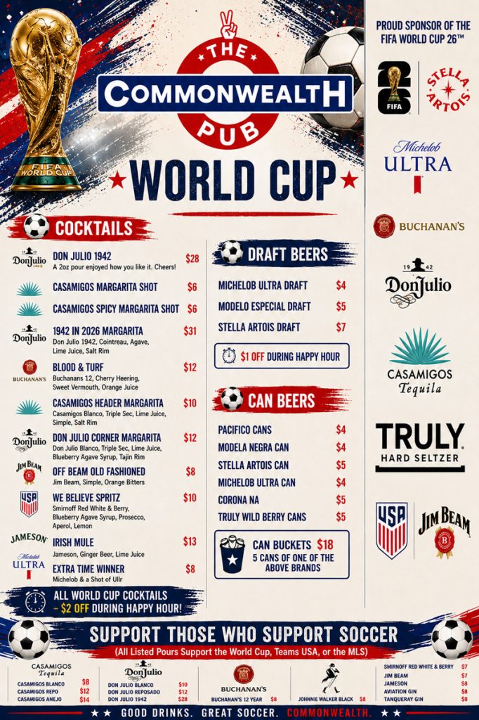 World Cup 2026 Menu